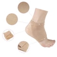 thumbnail image 3 of Heel Socks Protective Soft Breathable Open Toe Gel Heel Socks for Cracked Feet, 3 of 6