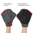 thumbnail image 5 of Uxcell Webbed Swim Gloves Swimming Resistance Training Gloves Webbed Paddle Aquatic Gloves Grey, L, 5 of 6