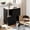 Basic Black, variant on Cat Litter Box Enclosure for 2 Cats, Hidden Enclosed Cat Litter Box Furniture with Scratch Posts, Double-Layer Litter Mats, Multi-Purpose Pet Washroom Cabinet for Indoor Use