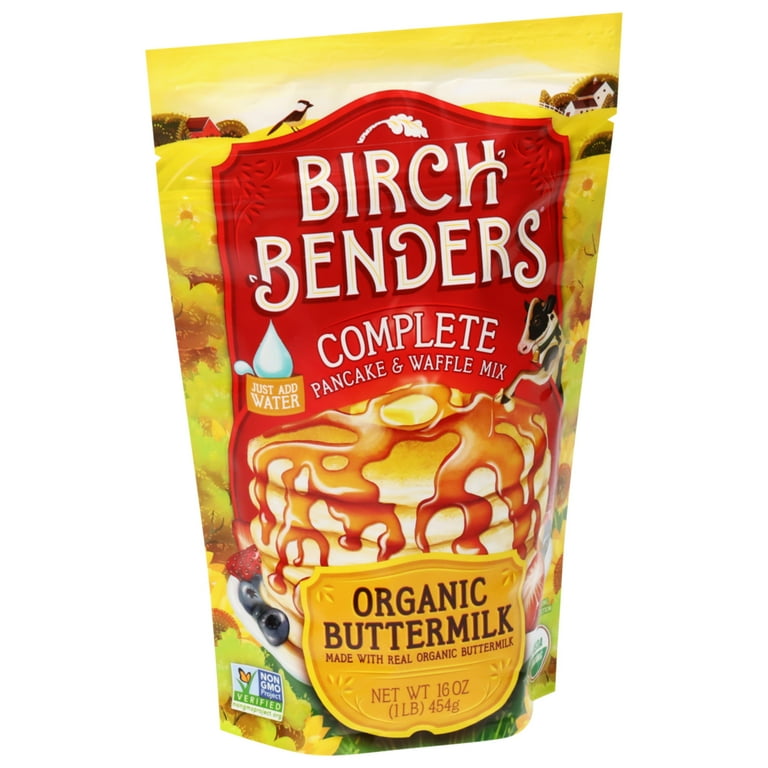 Birch Benders Organic Buttermilk Pancake and Waffle Mix 16oz, Just