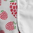 thumbnail image 4 of Fruit Microwave Oven Cover, Summer Design Pattern with Raspberries, Water Resistant Organizer with Pockets for Kitchen, 36" x 12", Dark Coral Fern Green, by Ambesonne, 4 of 4