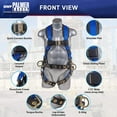 thumbnail image 2 of Palmer Safety Fall Protection Full Body 5 point Harness, Padded Back Support, Quick-Connect Buckle, Grommet Legs, Back&Side D-Rings, OSHA ANSI Industrial Roofing Tool Personal Equipment, 2 of 5