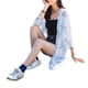thumbnail image 1 of Cárdigan con bloque de sol para mujer, blusas con estampado de verano con frente abierto y floral de manga larga Eigraketly FS11577-11, 1 of 7