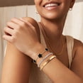 thumbnail image 3 of Pulseras MPRAINBOW, set floral de 3 piezas chapado en oro de 18K, 3 of 6