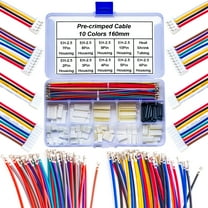 Keszoox JST EH 2.5mm Cable Connector Kit 22AWG Premium Pre-Crimped Cables