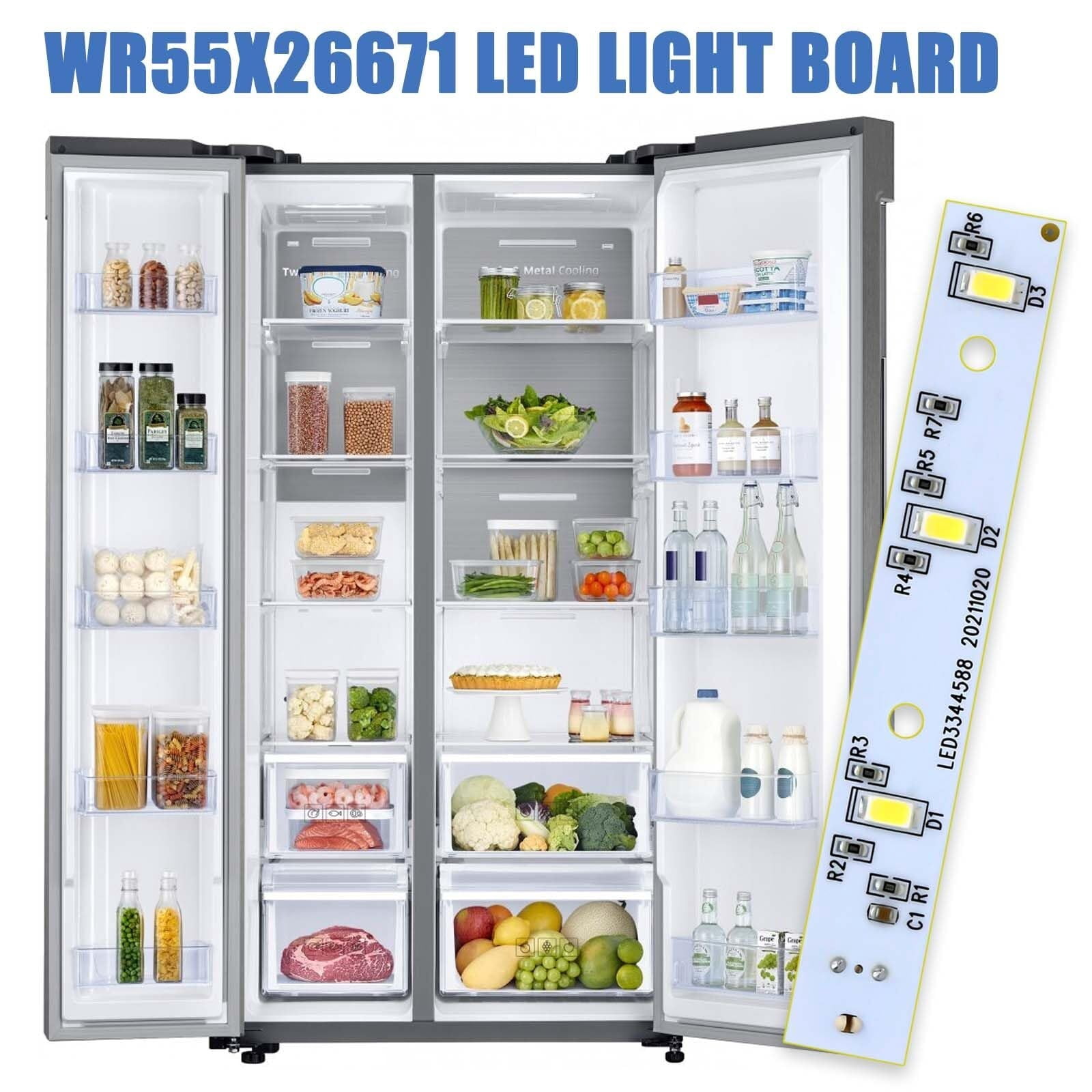 WR55X26671 LED Light Board for GE Refrigerators | Replacement for PS11767930, AP6035586, 4468532, EAP11767930 | Easy Installation 5PCS