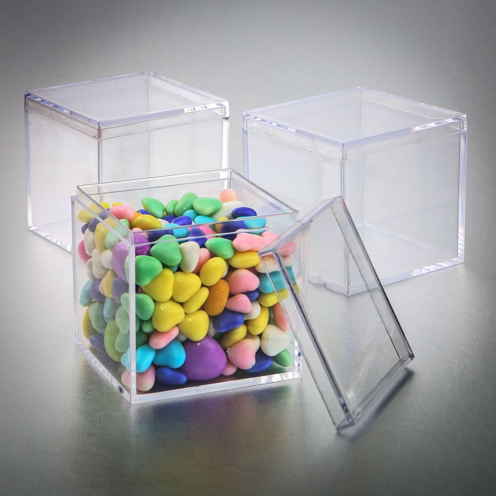 Acrylic Favor Box/transparent Boxe/clear Favor Box/petite 