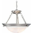 thumbnail image 2 of Volume Lighting V6973-33 Lunar 3-Light Pendant or Semi-Flush Ceiling, Brushed Nickel, 2 of 4