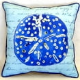 thumbnail image 4 of Betsy Drake HJ989 Blue Sand Dollar Indoor & Outdoor Throw Pillow- 18 x 18 in., 4 of 4