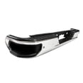 thumbnail image 2 of Chrome Steel Rear Bumper Assembly Replacement for 2019-2023 2024 Silverado Sierra 1500 with Park Assist Sensor Holes with Single Exhaust, 2 of 8