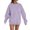 45# Light Purple, variant on Crewneck Sweatshirts Women Casual Lightweight Fall Fashion Pullover Tops Oversized y2k Clothes Turquoise M
