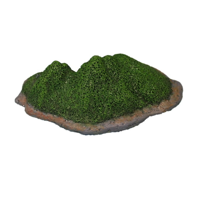 Roca de artificial, piedra cubierta de falso, artesanía de decoración modelo de resina, adorno de escritorio para pecera