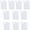 White, variant on 27.5Inch/70cm Nylon Zippers Open-end Zips Fasteners for Making Bag Clothing