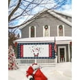 thumbnail image 5 of Garage Door Banner Cover 7 x 16 ft, Xmas Gnome Merry Christmas Christmas Garage Door Decorations Holiday Christmas Backdrop Decor for Winter New Year Xmas Party, 5 of 6