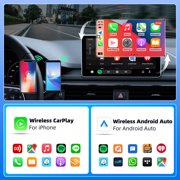 Mini Wireless CarPlay Adapter Converts Wired CarPlay/Android Auto to Wireless Plug & Play Converter Dual Band WiFi for Fast & Stable Performance Seamless Connection for Car Play Adapter