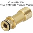 thumbnail image 4 of 1PC Outlet Tube Assembly, Brass Pump Outlet Tube Replacement Compatible with Ryobi RY141600 Pressure Washer, 4 of 6