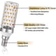 thumbnail image 4 of E14 16w Led Bulb Warm White 3000k Halogen Equivalent 1600lm AC 230v Non-dimmable 4pcs, 4 of 5