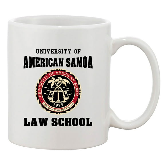 University of American Samoa Law School TV Parody DT White Coffee Mug
