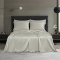 thumbnail image 4 of Modern Threads 6-Piece Dove Satin Sheet Set with Organizer Box, King, 4 of 6