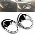 thumbnail image 3 of GLFSIL For Nissan Qashqai / +2 / Dualis J10 2010-2013 Chrome Front Fog Light Cover Trim, 3 of 7