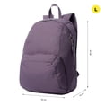 thumbnail image 4 of TOTTO Mochila Grande con Organizador Interno| Escuela - Oficina - Viaje | 20 L OMETTO violeta G, 4 of 5
