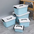 thumbnail image 1 of Plastic Clothes Storage Bins Large Capacity Storage Bins for Closets Wardrobes Shelves, 1 of 3
