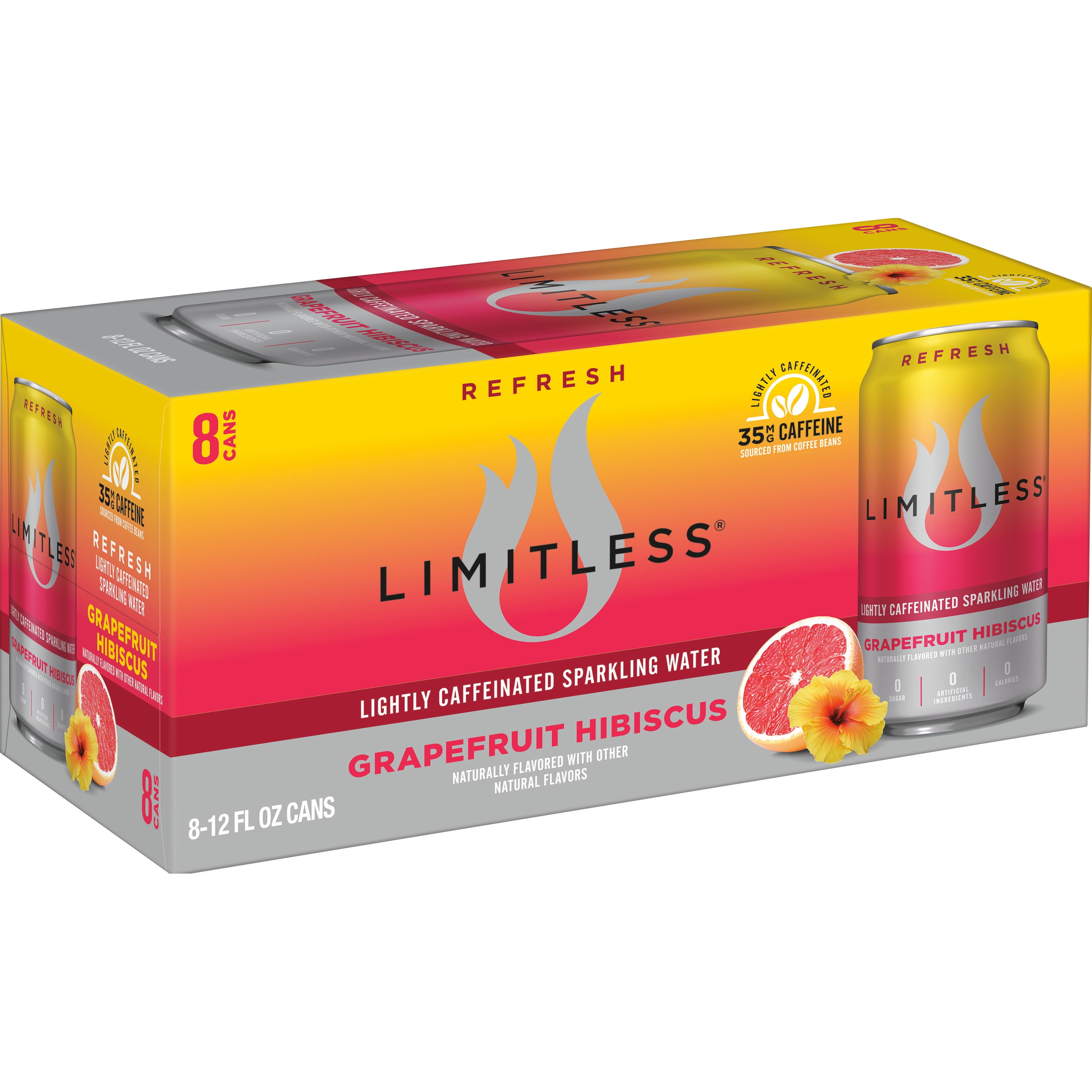 LIMITLESS Refresh Lightly Caffeinated Grapefruit Hibiscus