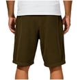 thumbnail image 4 of Mens Corduroy Shorts Casual Summer Beach Shorts for Men with Pockets Light Brown M, 4 of 5