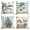 Blue, variant on Sm:)e Christmas Throw Pillow Covers 18x18 Inch Set of 4, Snowman Reindeer Snowflake Gloves Winter Holiday Stripes Sofa Couch Decoration