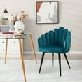 thumbnail image 2 of Costway Dining Chair Set of 2 Velvet Upholstered Modern Accent Arm Chairs Living Room Green, 2 of 10