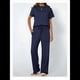thumbnail image 4 of Traje Deportivo Informal de Dos Piezas para Mujer, Ropa Deportiva de Viaje, Corta y Pierna . Traje Azul XL, 4 of 7