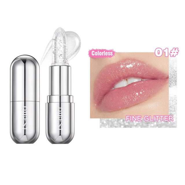 Jelly Glitter lápiz labial hidratante, bálsamo labial de color Natural, transparente, impermeable, maquillaje femenino coreano, 24 horas