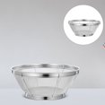 thumbnail image 7 of Zonhebin Stainless Steel Mesh Colander Strainer Basket Drainer Fine Mesh Strainer Rice Washing Bowl Small, 7 of 7