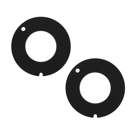 BIMZUC 2-Piece RV Toilet Bowl Leak Seal Kit, Flush Ball Gasket Replacement 385311462 & 385316140 for Dometic Sealand VacuFlush Travel Trailer Campers, 7.08 in / 18 cm, Rubber