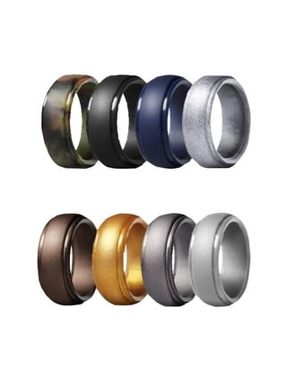 Silicone Men's Wedding Bands in Mens Wedding Bands