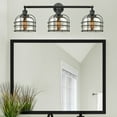 thumbnail image 2 of Innovations Lighting - Bell Cage - 3 Light Bath Vanity In Traditional Style-12, 2 of 7