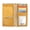 Tan, variant on Genuine Leather Checkbook Cover Tan with Extra Card Slots for Unisex