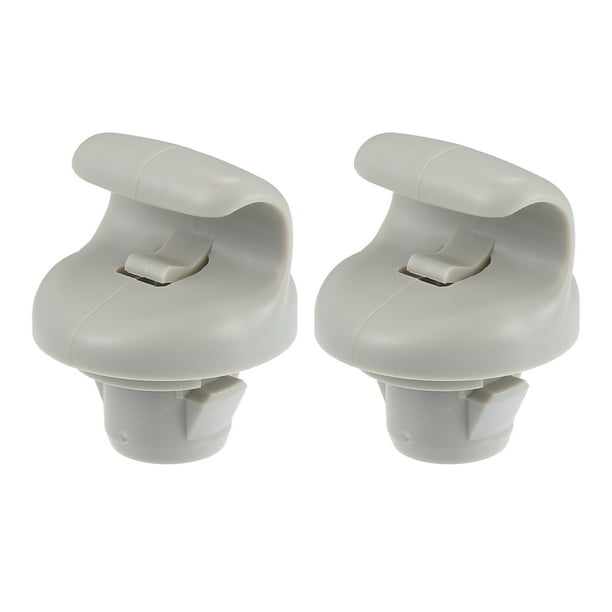 Clip de plástico para parasol de coche, clip de gancho para parasol para Nissan 350Z, paquete de 2, gris