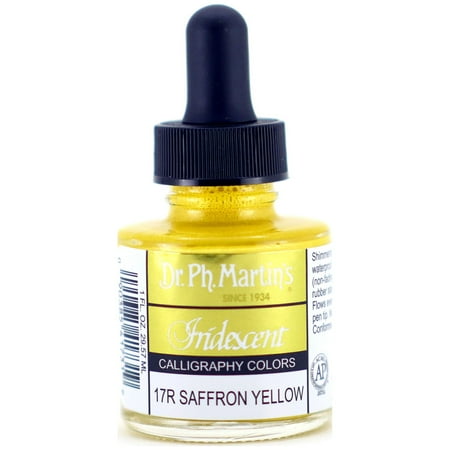 UPC: 0090385417319 | Dr. Ph. Martin s Iridescent Calligraphy Color  1.0 oz  Saffron Yellow (17R)