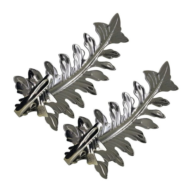 Yuarrent 2 pack/lote, resistentes y duraderos, soportes para cortinas de hojas, buena solución decorativa, ancho Tratamientos de ventanas plata