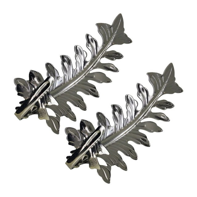 Transemion 2 Pcs Rideaux Élégants Supports Fonctionnels pour Toucher Élégant Rideau en Forme de U Attache Porte-Drap Argent 1 Ensemble