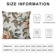 thumbnail image 5 of SHANXI Throw Pillow Covers Retro Vintage Flowers Botanical Print Cushion Cover Soft Pillow Cases for Home Sofa Bed Chair Car Office Decorative 18x18in, 5 of 5