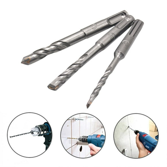 Yhmxh Tools,Home and Kitchen,Home Essentials 3pcs Round Plus Rotary Concrete Masonary Drill Bore Bit 6-10mm Drill Bits