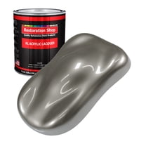 Restoration Shop - Graphite Gray Metallic Acrylic Lacquer Auto Paint - Gallon Paint Color Only - Professional Gloss