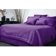 thumbnail image 2 of Gouchee Home Grid Quilted Duvet Cover Set – King Purple, Soft Brushed Microfiber Bedding Set with Square Stitch Design, Lightweight All-Season Duvet Cover with Matching Pillow Shams, 2 of 2