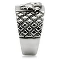 thumbnail image 5 of High polished (no plating) Stainless Steel Ring with No Stone for Women Animals Theme No Stone Stone Color Style TK126 Size 11, 5 of 5