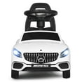thumbnail image 4 of Patiojoy White Kids Ride On Push Car Gliding Scooter With Light And Music, 4 of 5