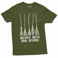 thumbnail image 5 of Witches gotta have options Halloween T-shirt funny witch broom tee shirt unisex tee (Large Navy Blue), 5 of 7