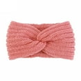 thumbnail image 6 of WCJM Women Knitted Headband Stylish Warm Knitted Headband In Solid Color Polyester Lady Headscarf 35 X 35 Women Square Silk Like Hair Scarf Head Sleeping Wrap Satin Hea Headband Hairstyles, 6 of 6