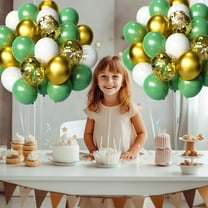 Fmbmuo Green Rubber 30 pcs Birthday Balloons Decorations Matte Finish , 12 Inch Balloon Sets for Women Men Party Anniversary